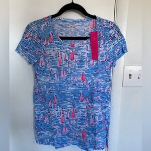 Lilly Pulitzer Etta Scoopneck Tee
